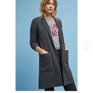 Anthropologie pin striped jacket